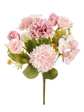 Silk Artificial Rose & Peony Bouquet – Home Decor & Gift Artificial Flower Bouquet Babs Light Pink 1 pc