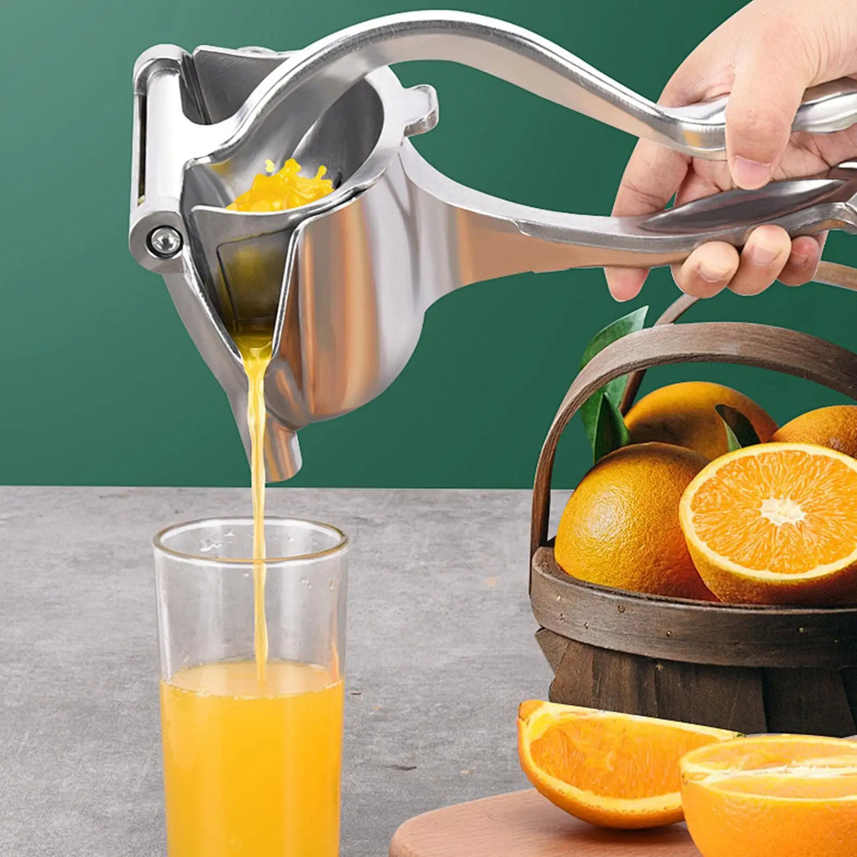Heavy Duty Manual Citrus Juicer – Metal Alloy Squeezer Manual Citrus Juicer Babs