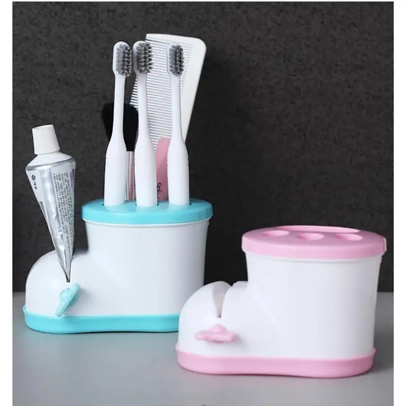 Rain Boot Toothbrush & Pen Holder – Cartoon Bathroom Organizer Bathroom Organizer Babs