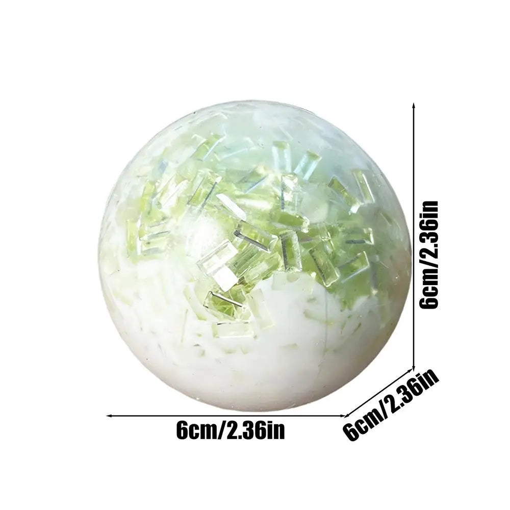 Crunchy Crystal Ice Squeeze Ball – Sensory Fidget Toy | TPR Sensory Fidget Toy Babs Matcha