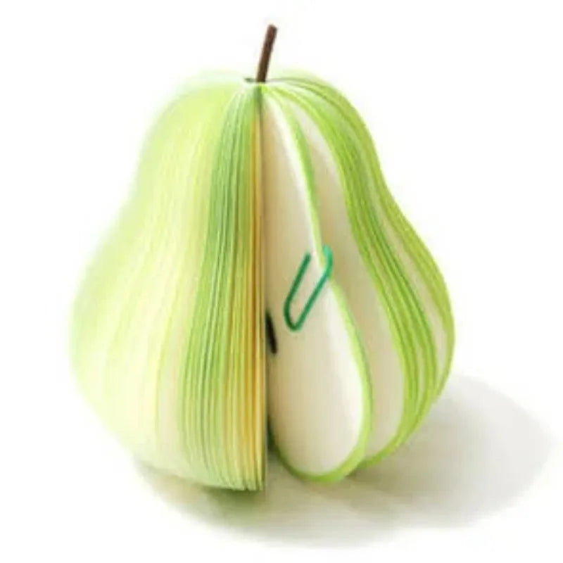 Apple Fruit Shaped Sticky Notes – 100-Page Fun DIY Memo Pad Shaped Sticky Notes Babs P