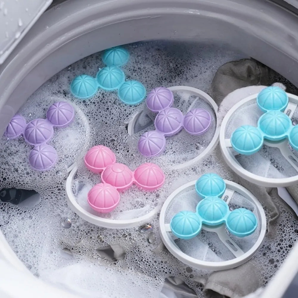 Reusable Washing Machine Hair Filter Mesh Bags – Lint Catcher Laundry Filter Bag Babs
