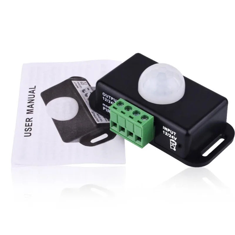 120° PIR Motion Sensor Switch for LED Lights 12-24V DC Motion Sensor Switch Babs