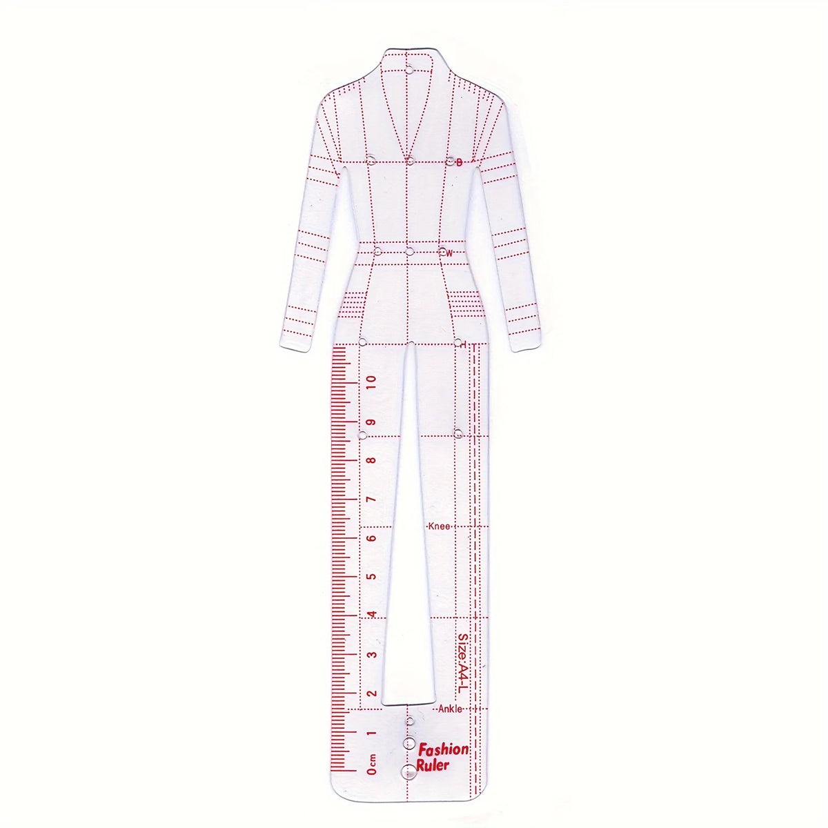 Transparent Body Model Skirt Design Template for Sewing Sewing Design Template Babs