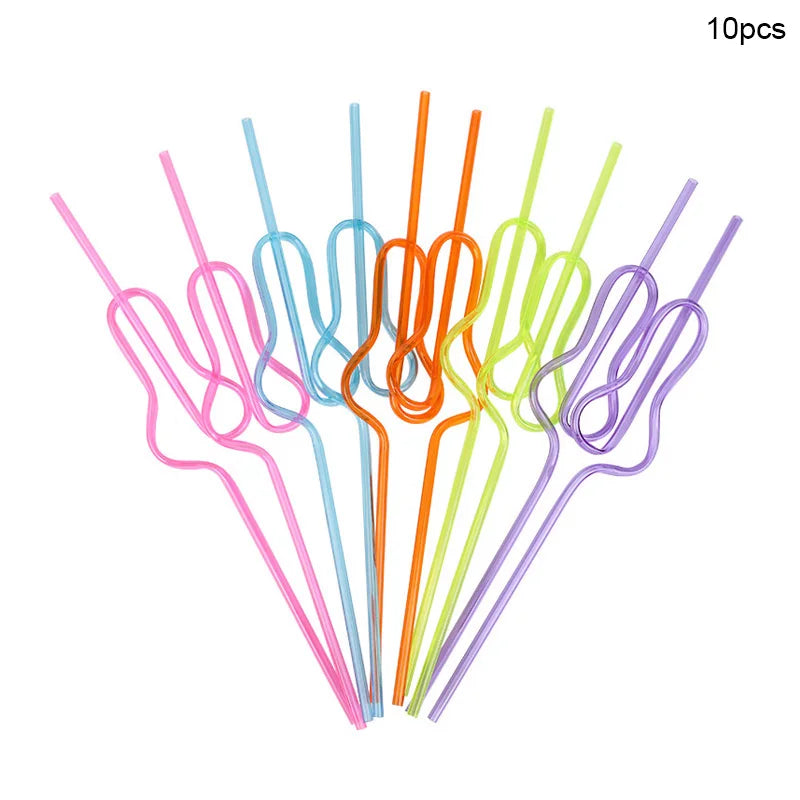 Bachelorette Party Straws – Bridal Shower & Hen Night Favors Party Novelty Straws Babs 10Pcs Mix