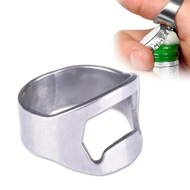 Stainless Steel Ring Bottle Opener Set 3/6 PCS – Portable Bottle Opener Set Babs