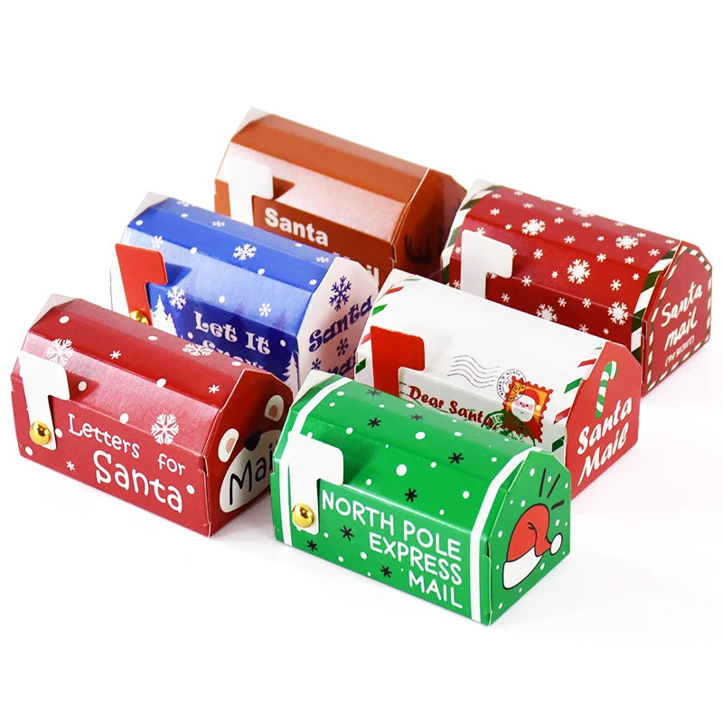 Christmas Mailbox Candy Gift Boxes – 6/24 Pcs Cookie Treat Packs Christmas Gift Boxes Babs