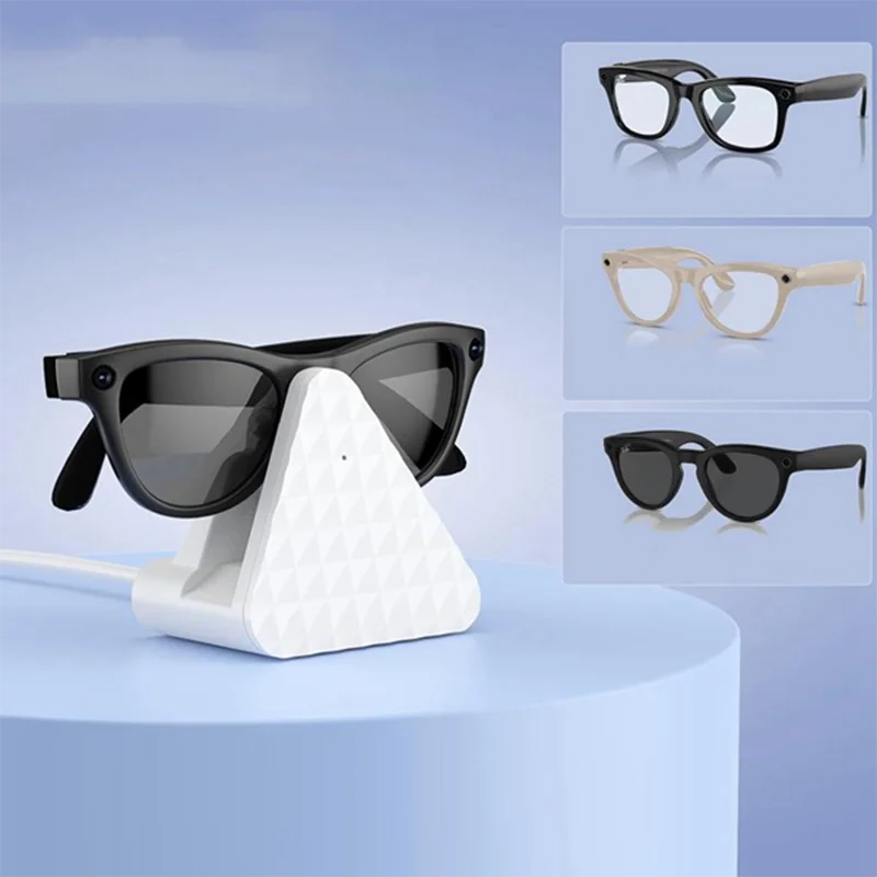 Charging Dock for META Ray-Ban Wayfarer, Headliner & Skyler Smart Glasses Charger Babs