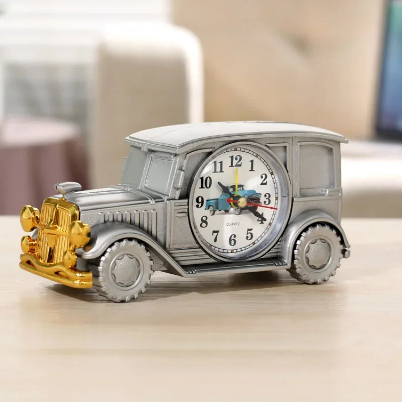 Retro Car Alarm Clock Antique Engine Desk Decor – Gift Idea Decorative Alarm Clock Babs 6