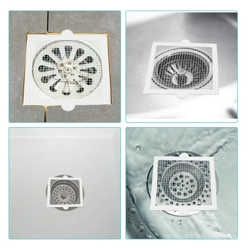 Disposable Drain Hair Catcher Filter Screen – 10-50 PCS Pack Drain Hair Filter Babs
