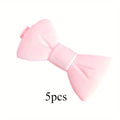 5-Pack Kawaii Pink Bow Food Sealing Clips – Moisture-Proof Food Sealing Clips Babs 5p