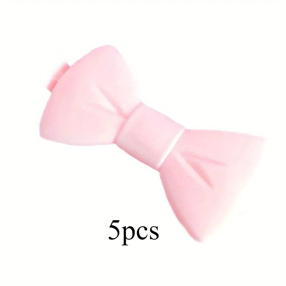 5-Pack Kawaii Pink Bow Food Sealing Clips – Moisture-Proof Food Sealing Clips Babs 5p