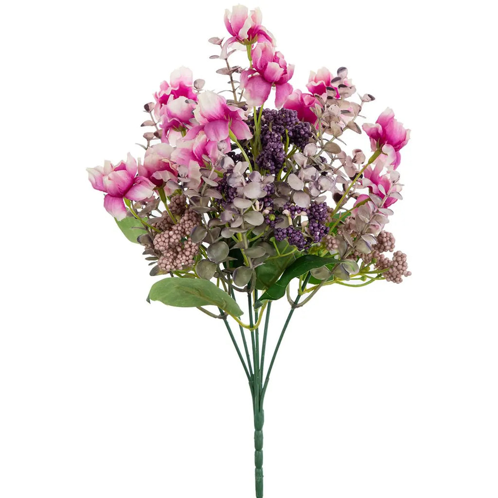 Silk Camellia Artificial Flower Bouquet – Wedding & Home Décor Artificial Flower Bouquet Babs VIOLET/紫罗兰 3 pcs