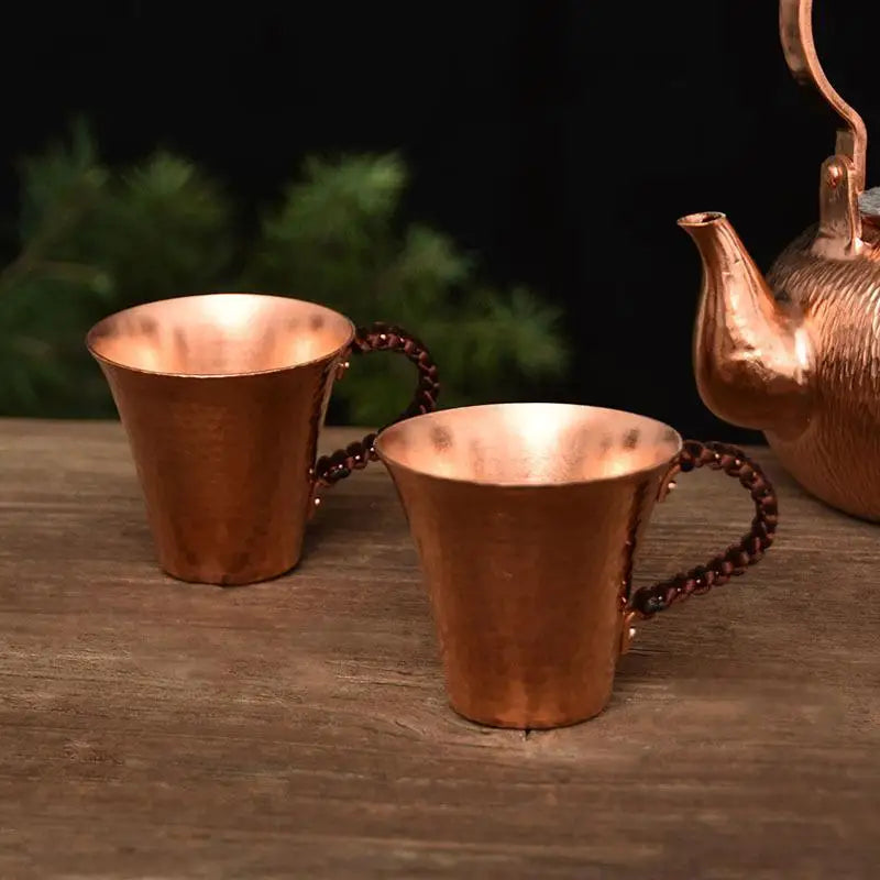 Hammered Copper Plated Moscow Mule Mug 170ml – Beer & Coffee Copper Cocktail Mug Babs
