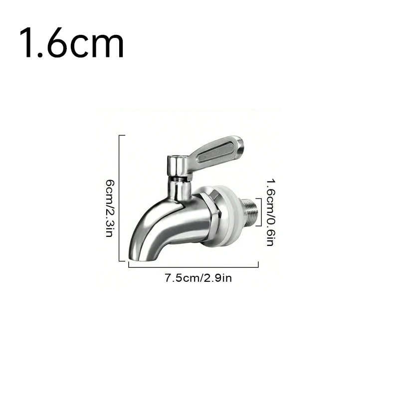 Stainless Steel Spigot Tap Faucet for Beverage Dispenser Beverage Dispenser Spigot Babs 1.6cm