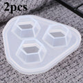2pcs Epoxy Resin Silicone Mold – Rhinestone Pendant & Ornament DIY Resin Silicone Mold Babs 2pcs
