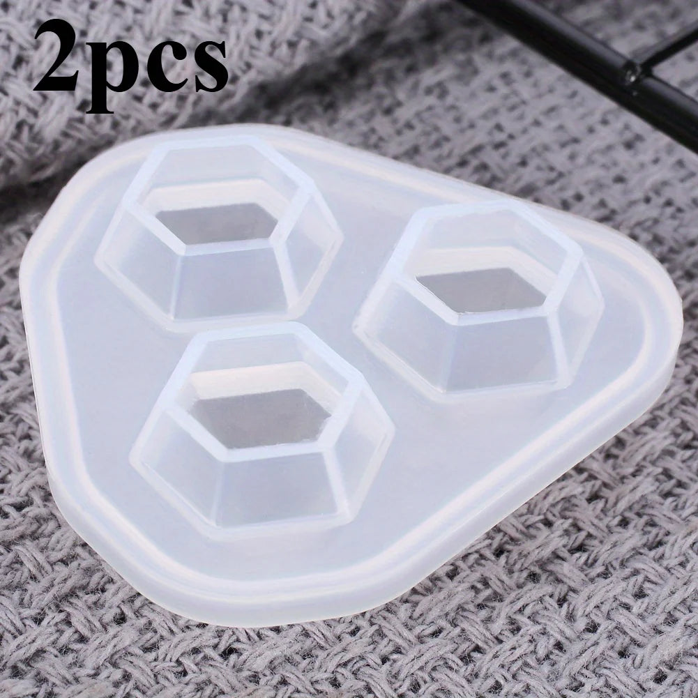 2pcs Epoxy Resin Silicone Mold – Rhinestone Pendant & Ornament DIY Resin Silicone Mold Babs 2pcs