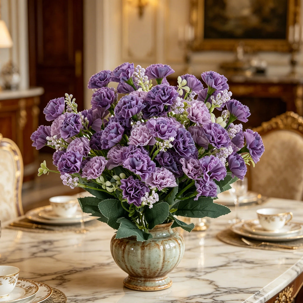 Artificial Silk Carnation Flower Stems – Wedding & Home Decor Artificial Flower Stems Babs