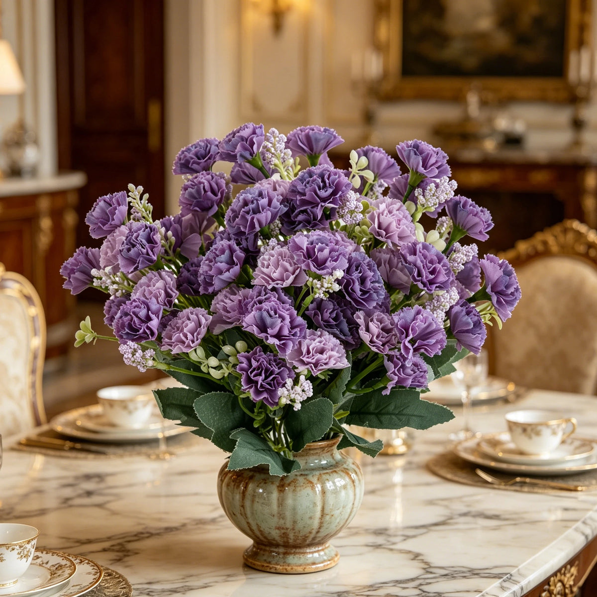 Artificial Silk Carnation Flower Stems – Wedding & Home Decor Artificial Flower Stems Babs
