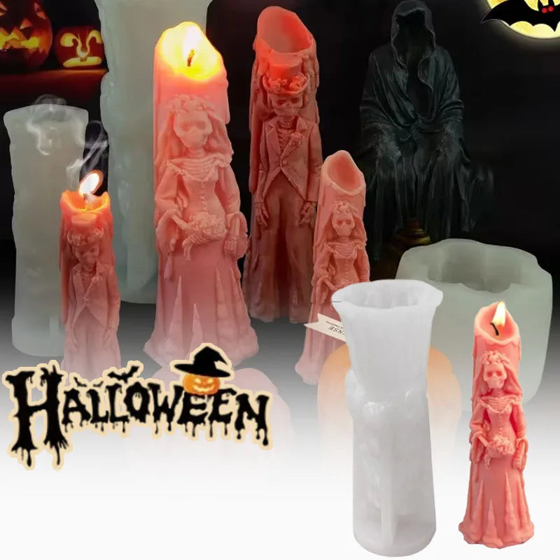 Halloween Skull Silicone Mold – DIY Candle, Soap & Resin Crafts Silicone Craft Mold Babs