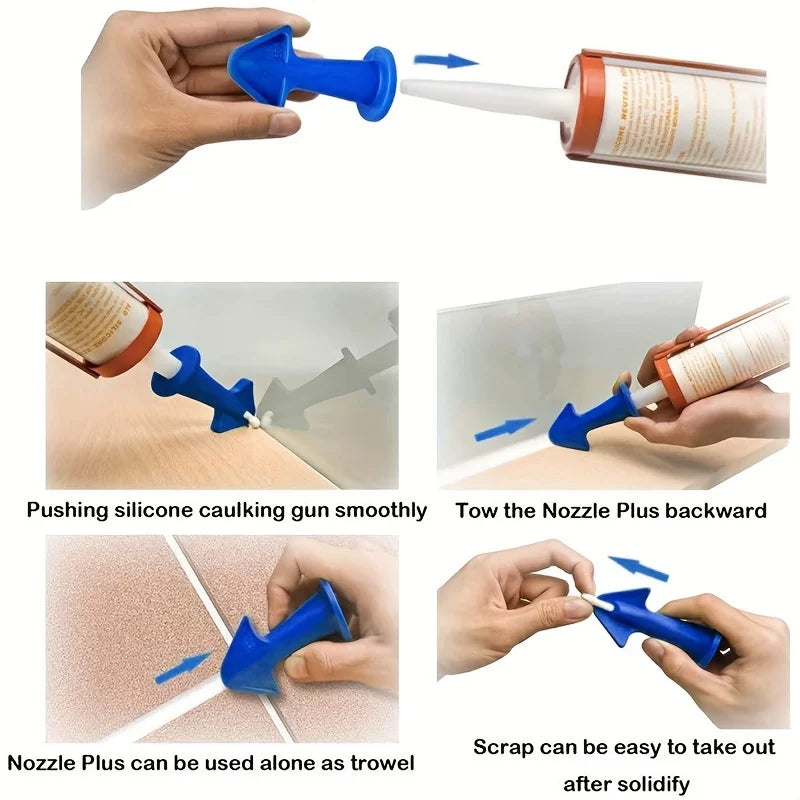 Silicone Seal Nozzle – Professional Gluing & Filling Tool Caulking Nozzle Tool Babs