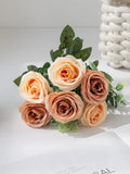 Silk Rose Artificial Flowers for Wedding & Home Décor Artificial Silk Flowers Babs color2 1 pc