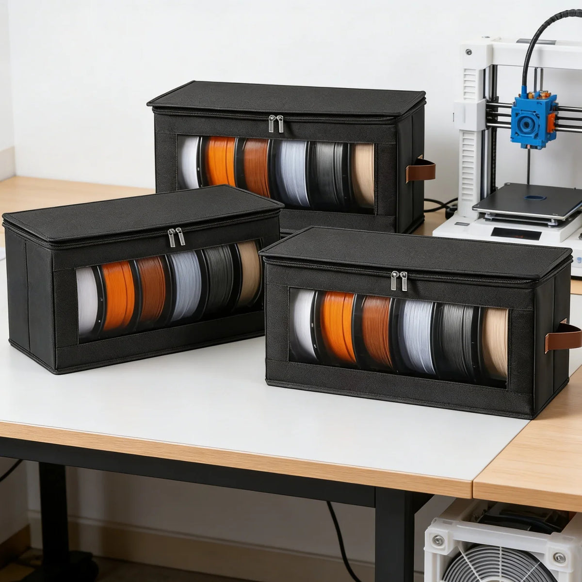 3D Printer Filament Storage Bag & Foldable Holder Rack Filament Storage Bag Babs