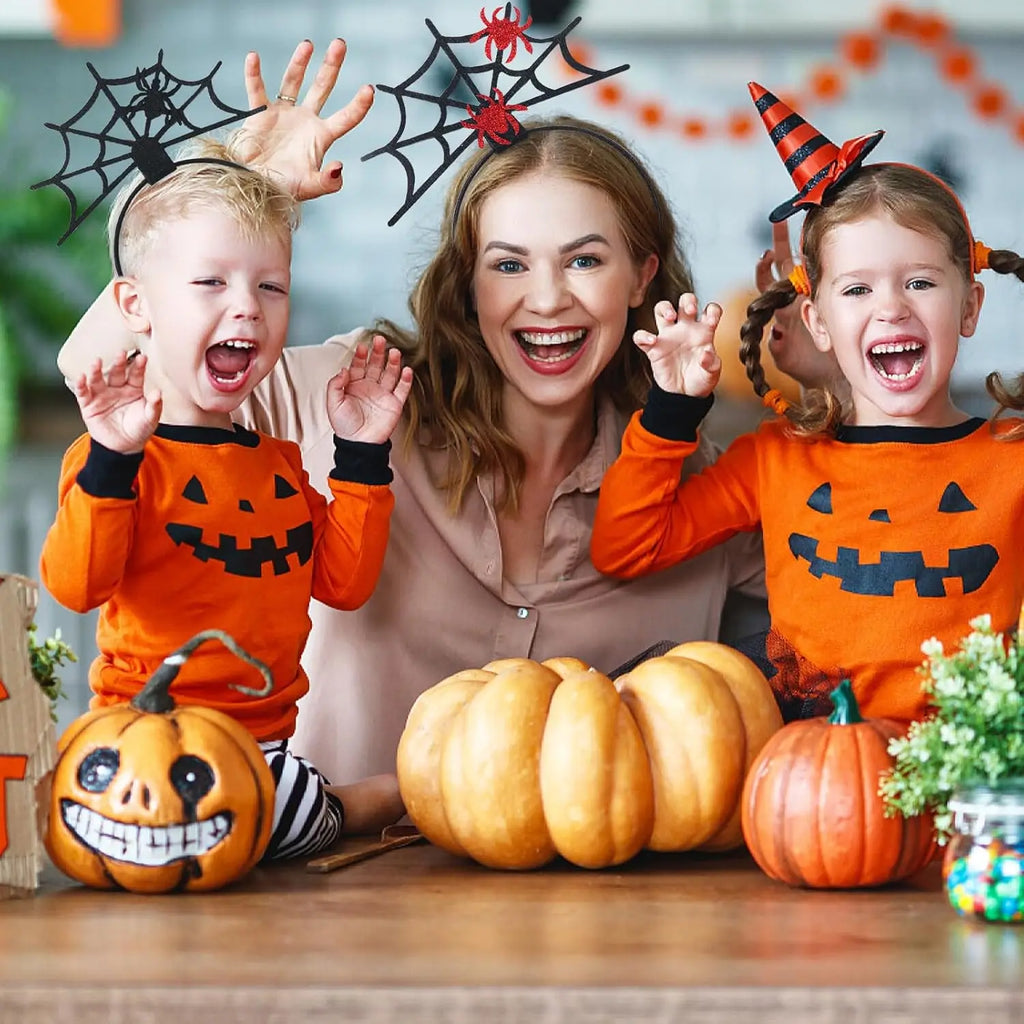 Halloween Spider Web Headband – Costume Hair Hoop Accessory Costume Headband Babs