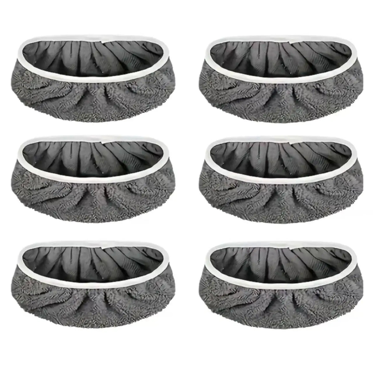 Reusable Microfiber Mop Replacement Pads – Wet & Dry, Washable Mop Replacement Pads Babs gray 6pcs