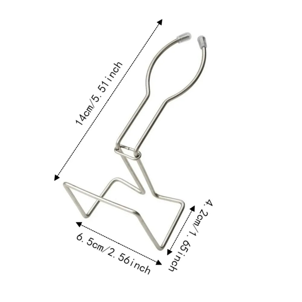 Stainless Steel Sink Sponge Drain Rack | No-Drill Faucet Hook Sink Sponge Holder Babs