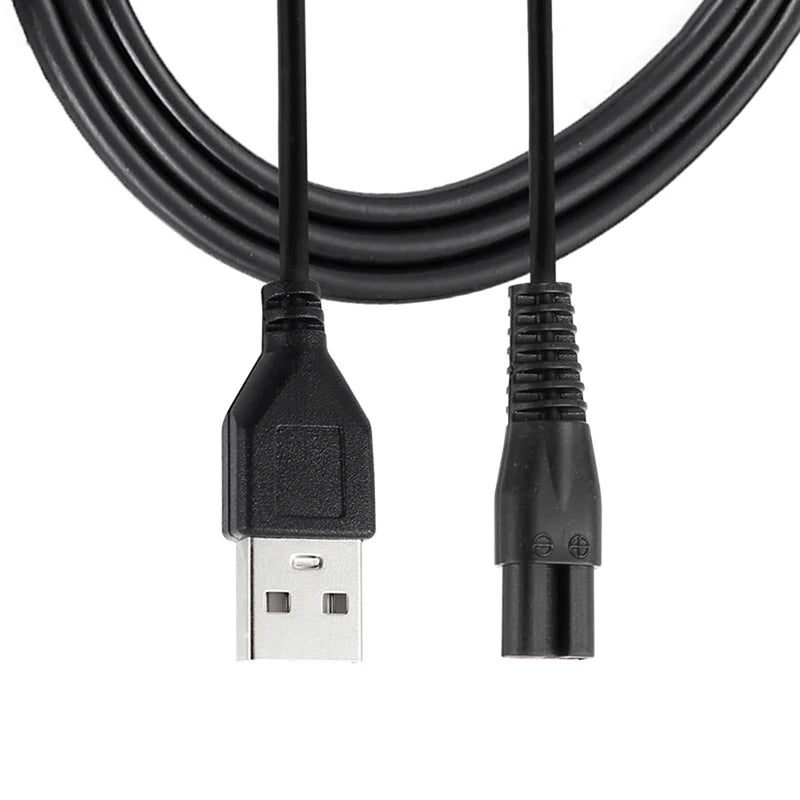 Meridian Shaver Replacement Charging Cable 2-Pin DC 5V Power Cord Shaver Charging Cable Babs
