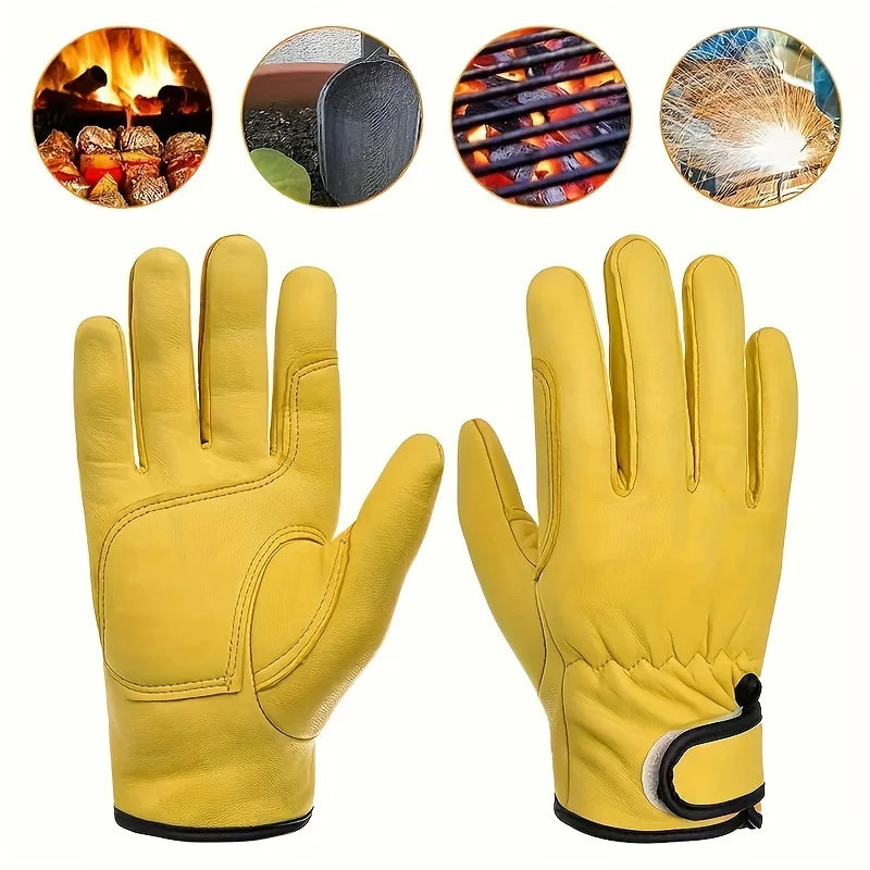 PU Leather Work Gloves – Gardening, Driving & Welding Work Gloves Babs