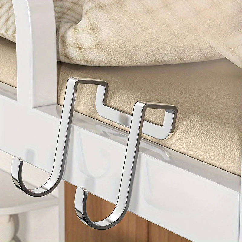 8-Pack Stainless Steel Double S-Hooks – Kitchen & Bathroom S-Shape Hooks Babs