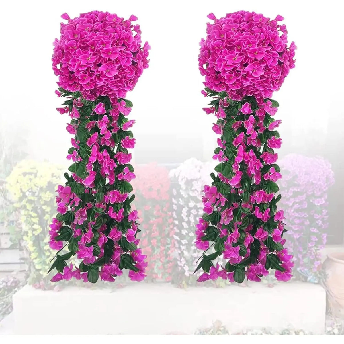 Artificial Rose Vine Garland for Weddings, Arches & Backdrops Artificial Flower Garland Babs