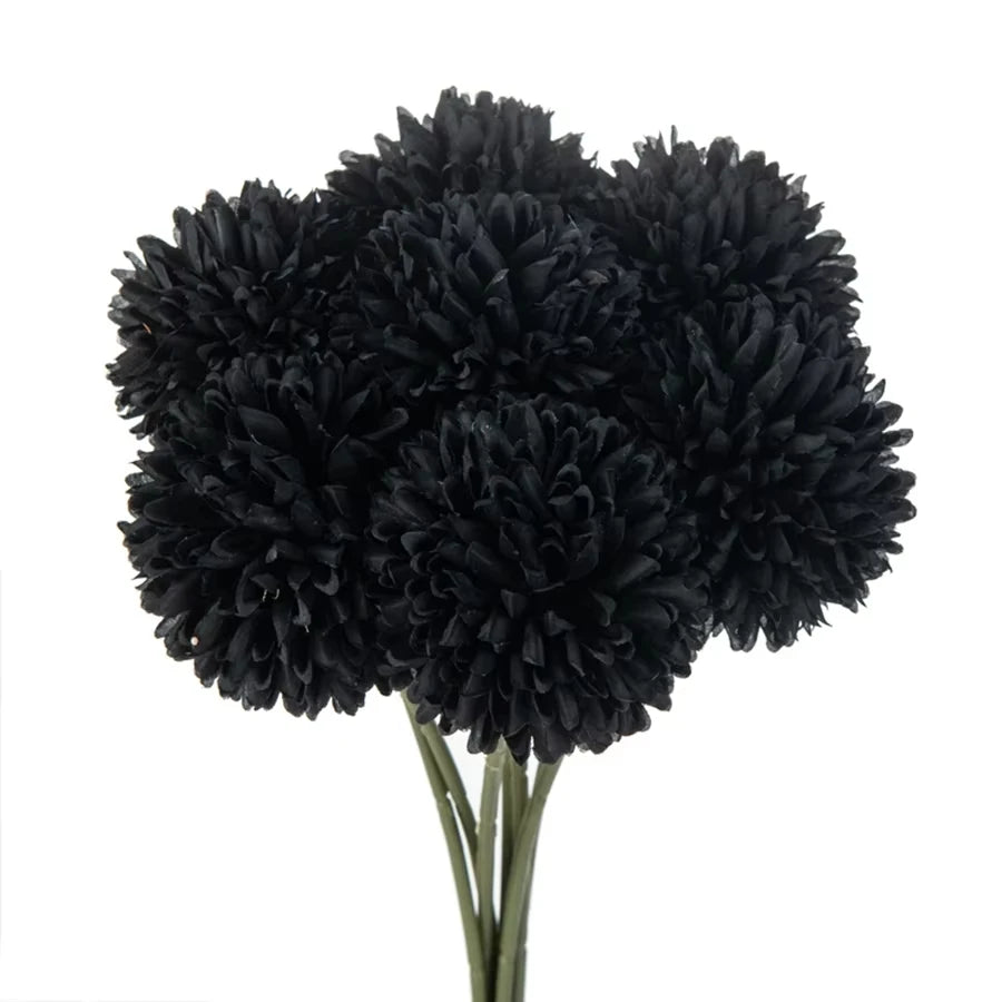 Artificial Silk Dandelion & Hydrangea Flowers 3/5pcs Bouquet Artificial Flower Bouquet Babs