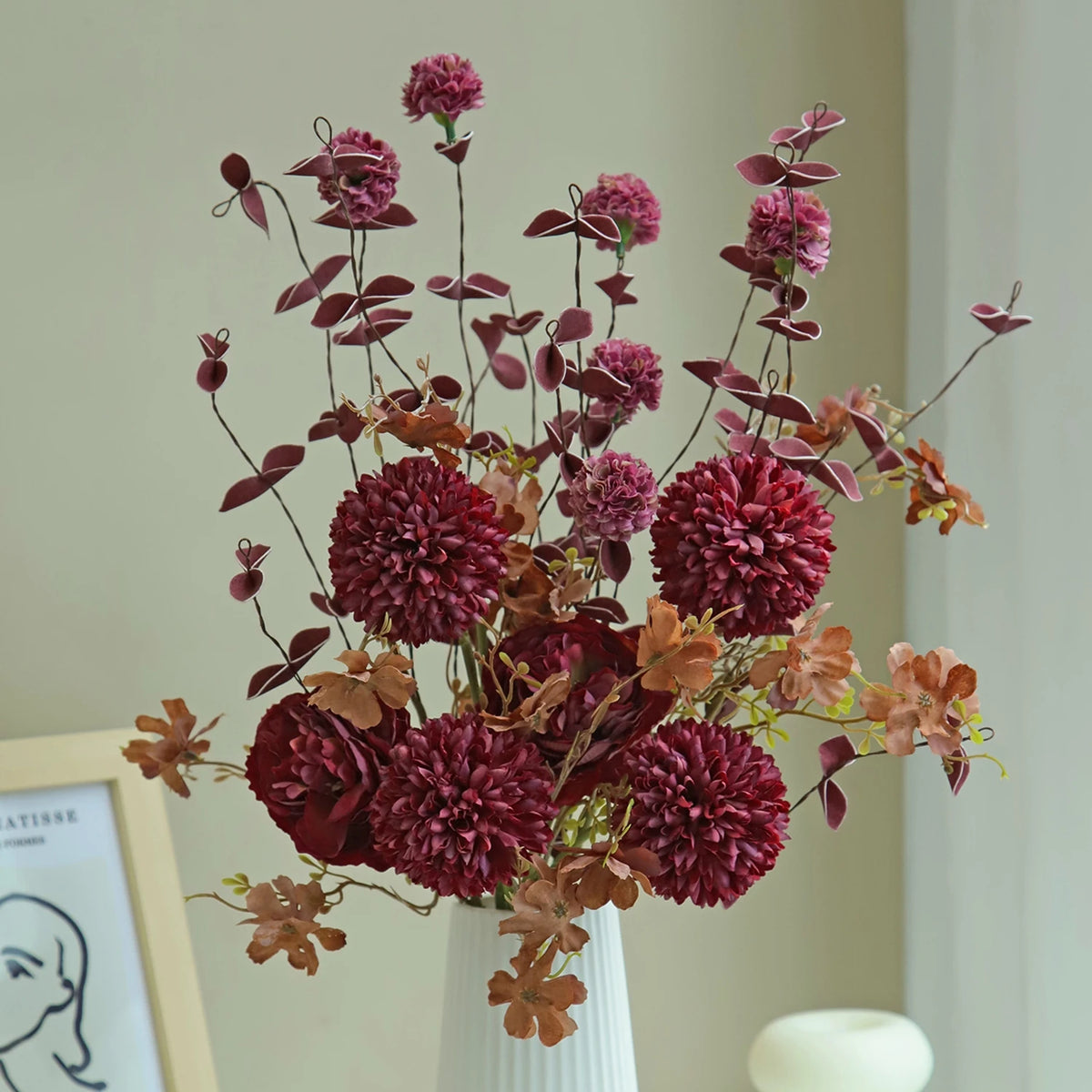 Artificial Silk Rose Bouquet – Wedding & Home Décor Gift Artificial Flower Bouquet Babs