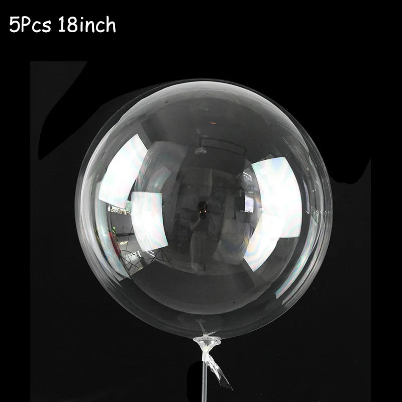 LED Bobo Balloon Column Stand Set – Wedding & Party Decor LED Balloon Decor Set Babs 5pcs 18inch balloon