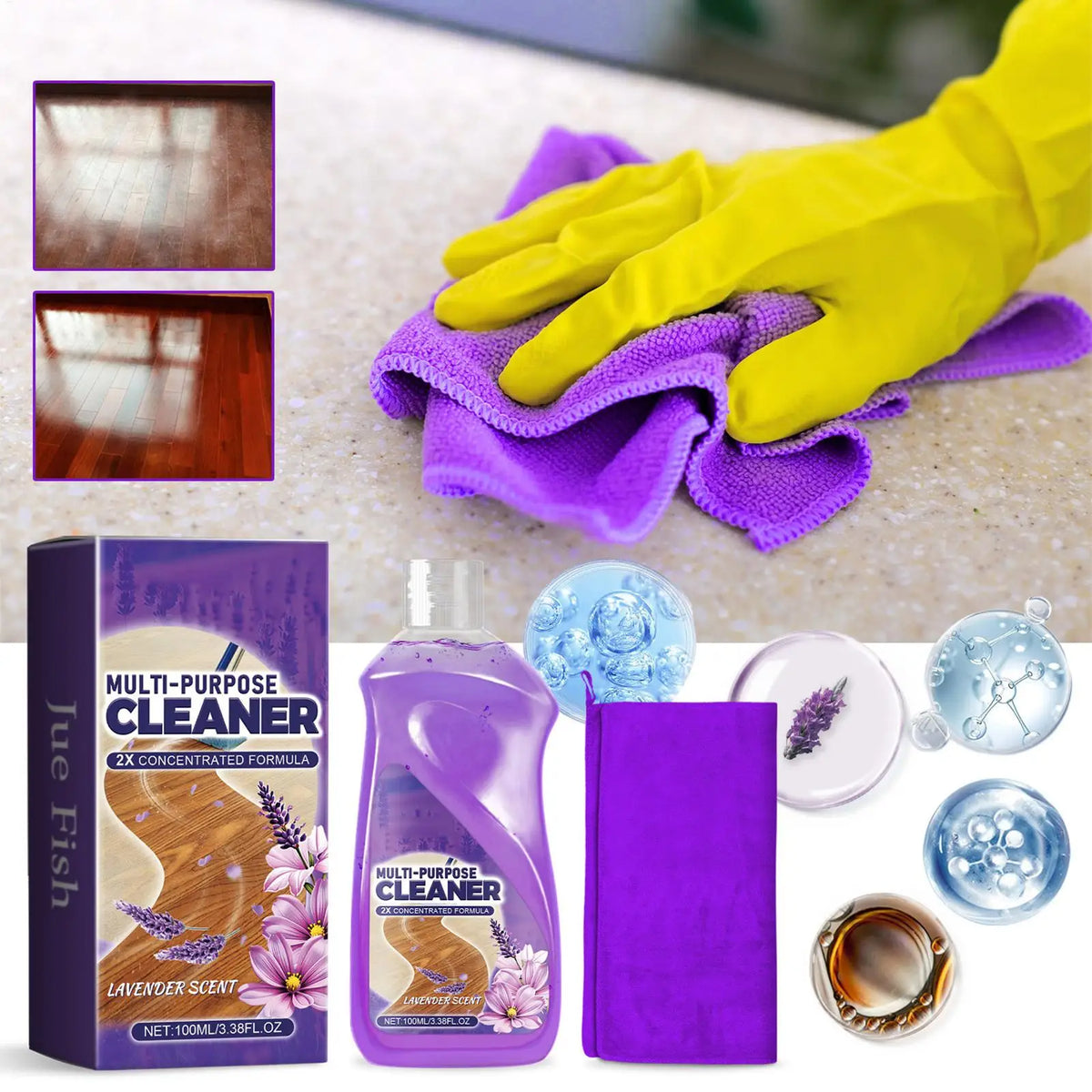 Floor Polishing Liquid – Tile, Wood & Marble Cleaner & Shiner Floor Cleaning Liquid Babs