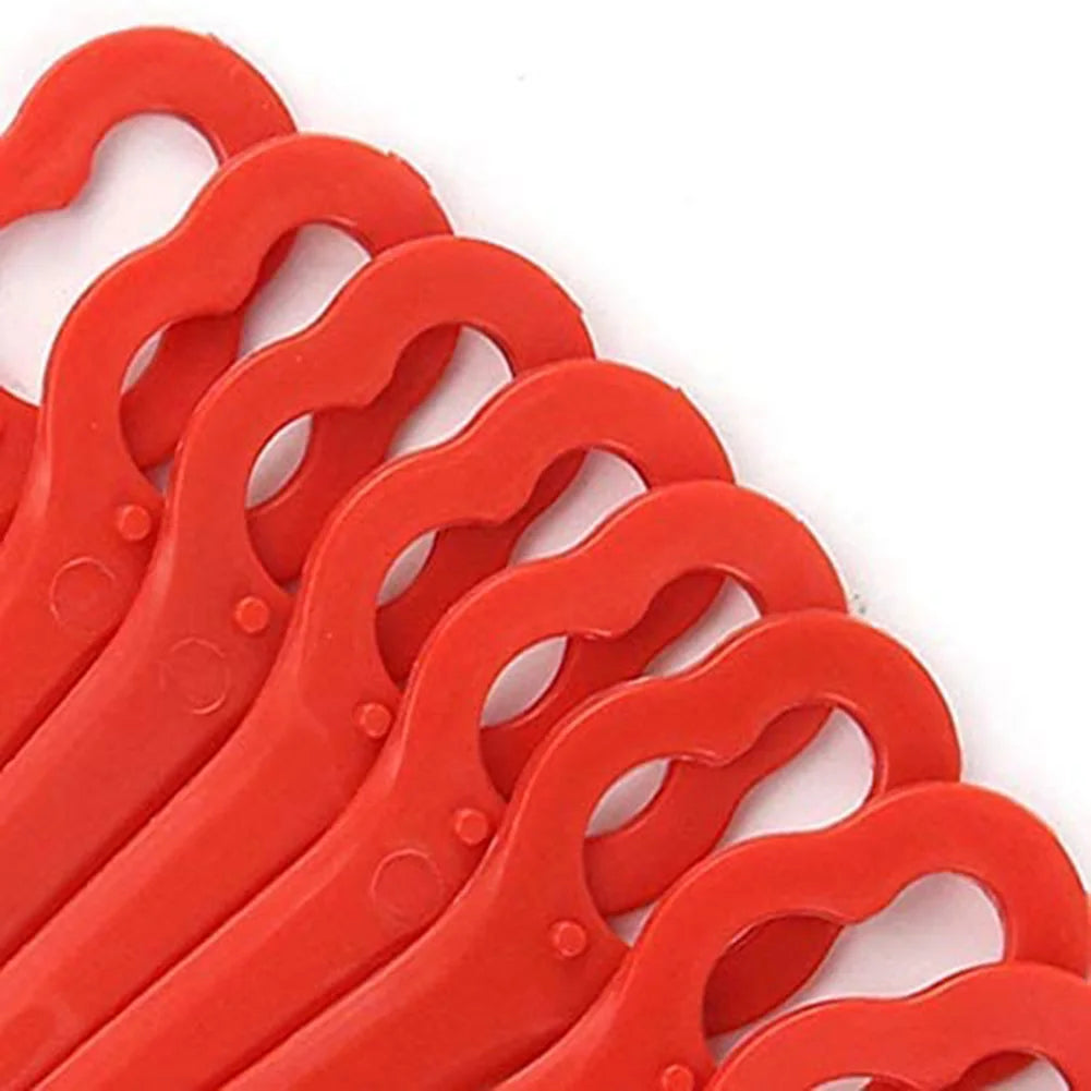 50Pcs Plastic Grass Trimmer Blades for KULLER & OZITO Mowers Trimmer Replacement Blades Babs