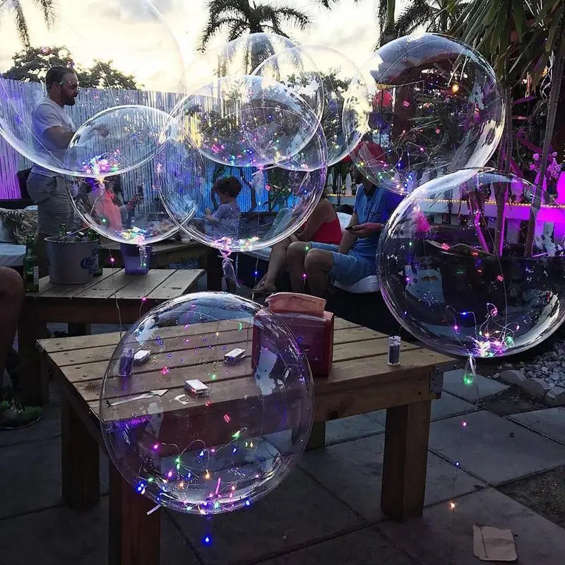LED Bobo Balloon Column Stand Set – Wedding & Party Decor LED Balloon Decor Set Babs