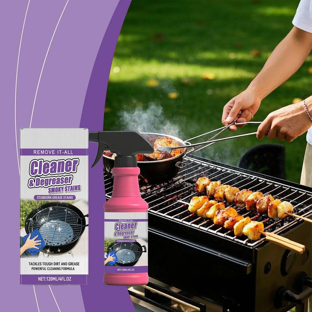 BBQ Grill & Pan Degreaser Spray – Removes Grease Fast Grill Degreaser Spray Babs