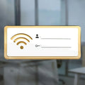 Acrylic WiFi Sign Wall Decor – Home Office & Living Room Acrylic Wall Sign Babs 1pc