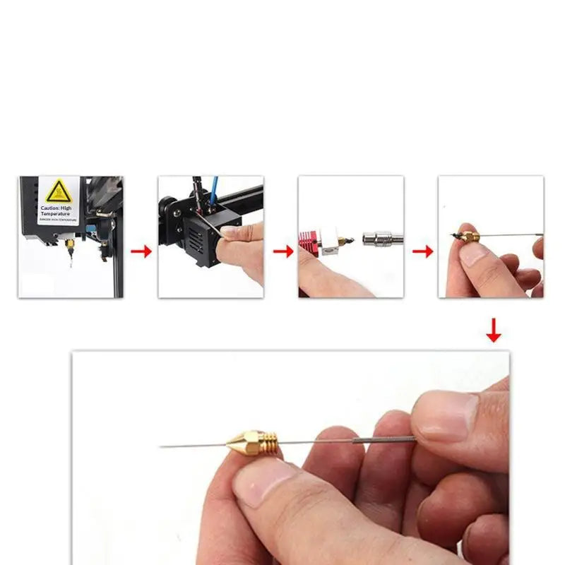 10pcs Nozzle Cleaning Needle Kit – 3D Printer, Stove & Shower Nozzle Cleaning Kit Babs