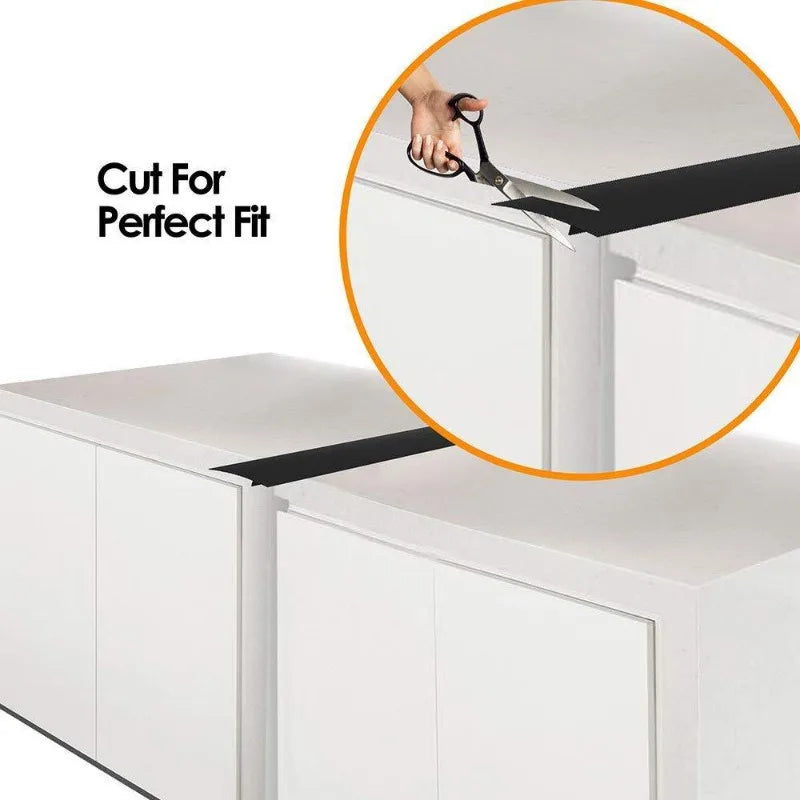2Pcs Silicone Stove Counter Gap Cover – Heat Resistant Filler Kitchen Gap Filler Babs