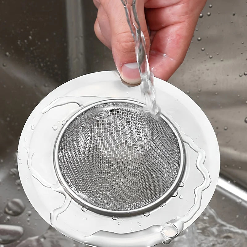 Stainless Steel Sink Strainer – Kitchen & Bathroom Drain Filter Sink Drain Strainer Babs