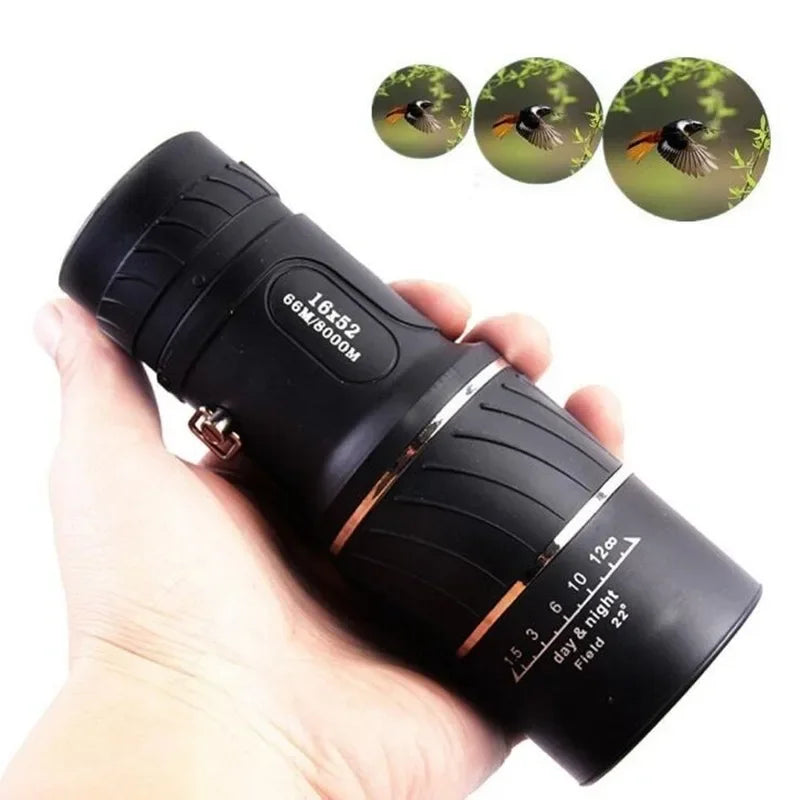16x52 High-Power Monocular Telescope – Outdoor Spotting Scope Monocular Telescope Babs