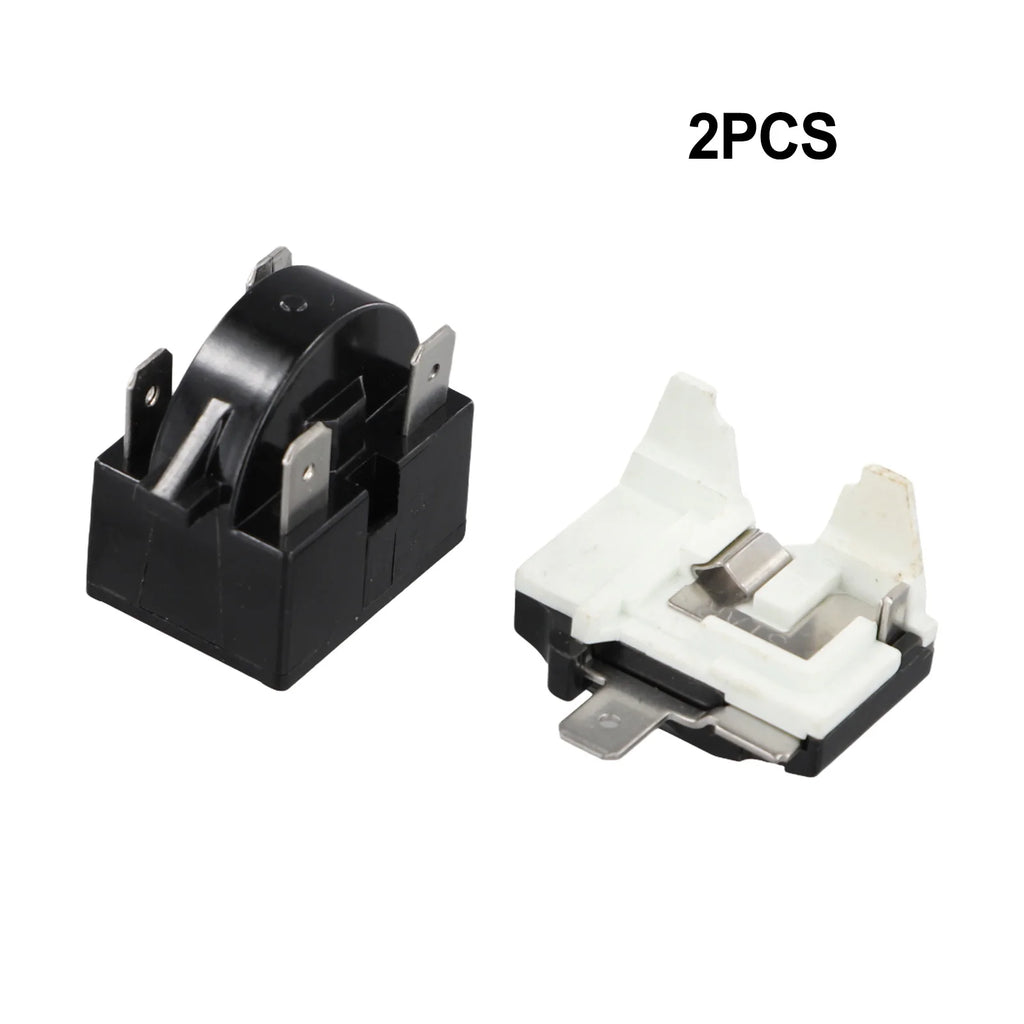 PTC Starter Relay & Overload Protector for Refrigerator 12Ω 1-4 Pin Refrigerator Relay Part Babs 4pin 12ohm 1 6HP