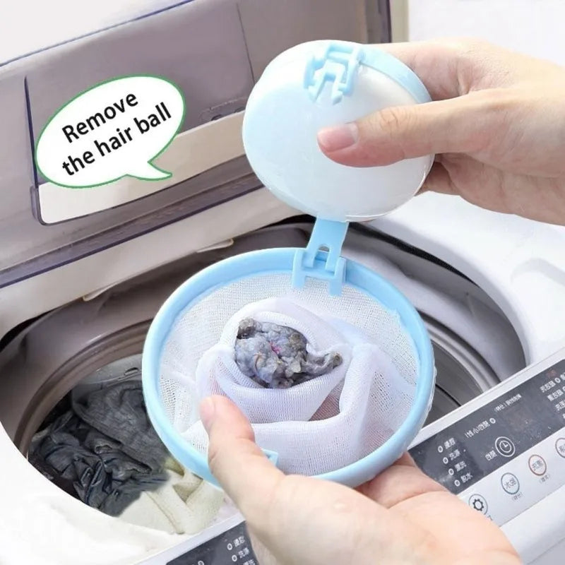 Washing Machine Lint Filter Net Mesh Bag Hair Catcher Laundry Lint Filter Babs