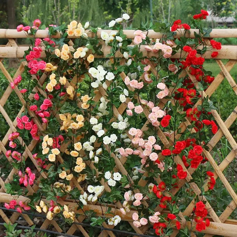 Artificial Silk Rose Vine Garland for Wedding & Home Decor Artificial Flower Garland Babs