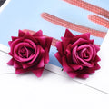 Artificial Silk Rose Flower Heads – Wedding & Home Décor Artificial Flower Heads Babs color 6 20 Pieces